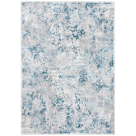 Safavieh 4 x 6 ft. Meadow 500 Power Loomed Rectangle Area Rug Grey & Blue MDW583F-4